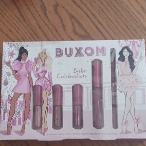 Buxom Babe Celebration Lip Set - Pink and Purple Shades. NIB